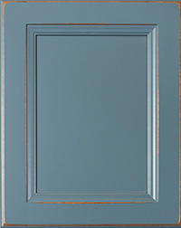 Blue Flat Panel Door PA